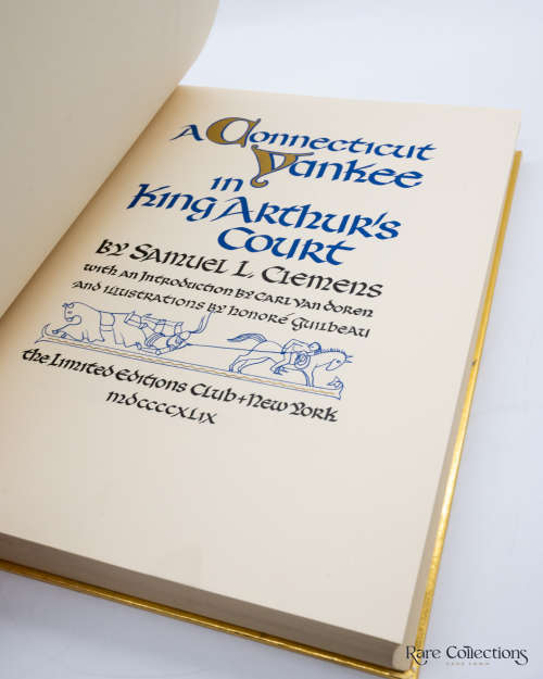 A Connecticut Yankee in King Arthur`s Court by Samuel L. Clemens (Mark Twain) - Signed Limited Ed
