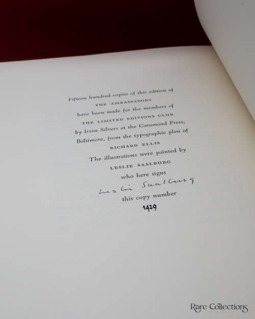 The Ambassadors by Henry James - Signed Limited Edition (Illustrator - Leslie Saalburg)