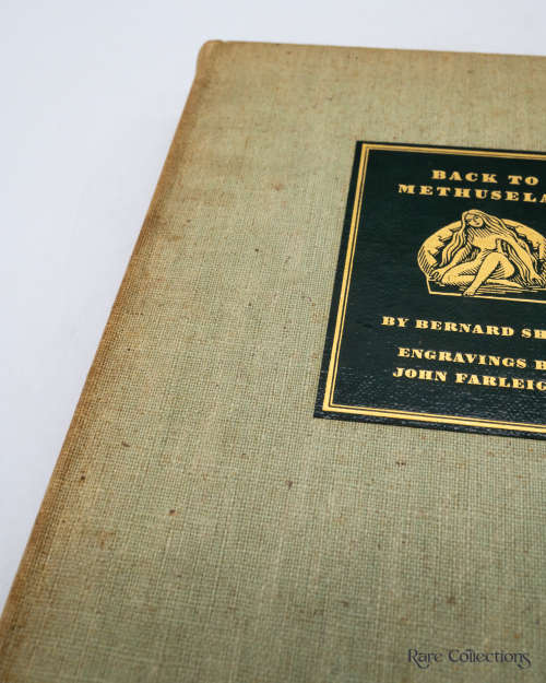 Back to Methuselah by Bernard Shaw (Signed Limited Edition - Illustrator John Farleigh)