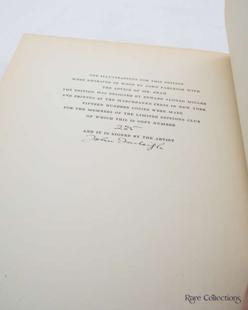 Back to Methuselah by Bernard Shaw (Signed Limited Edition - Illustrator John Farleigh)