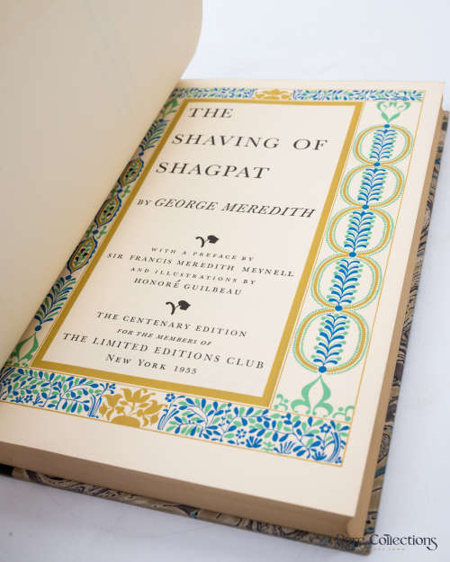 The Shaving of Shagpat by George Meredith (Signed Limited - Illustrator Honore Guilbeau)