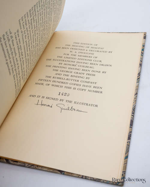 The Shaving of Shagpat by George Meredith (Signed Limited - Illustrator Honore Guilbeau)