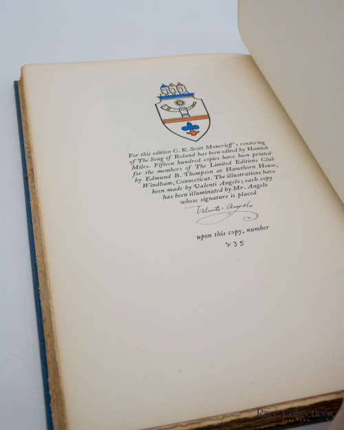 The Song of Roland (Signed Limited Edition - Illustrator Valenti Angelo)