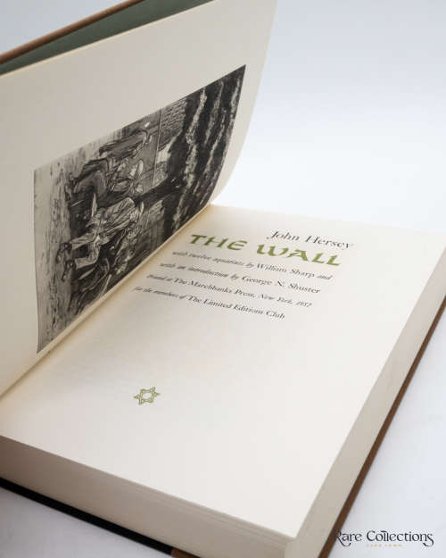 The Wall by John Hersey (Signed Limited Edition - Illustrator William Sharp)