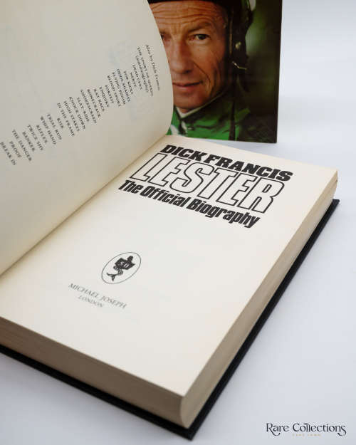 Lester - the Official Biography by Dick Francis (Signed)