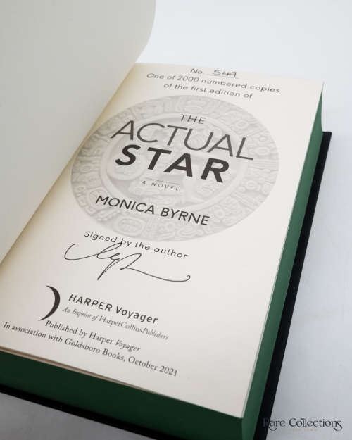 The Actual Star by Monica Byrne (Signed - Numbered Goldsboro Oct 2021 GSFF)
