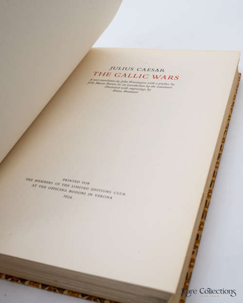 The Gallic Wars by Julius Caesar (Signed Limited - Illustrator Bruno Bramanti)