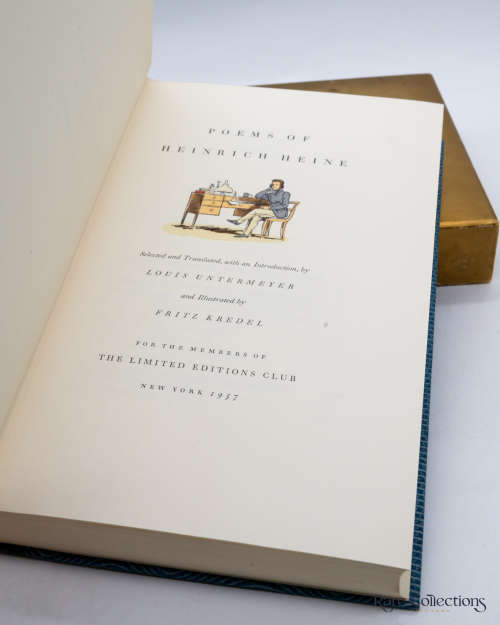 Poems of Heinrich Heine (Signed Limited - Illustrator Fritz Kredel)
