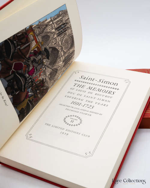The Memoirs of Louis De Rouvroy Duc De Saint-Simon (Signed Limited - Illustrator Pierre Brissaud)
