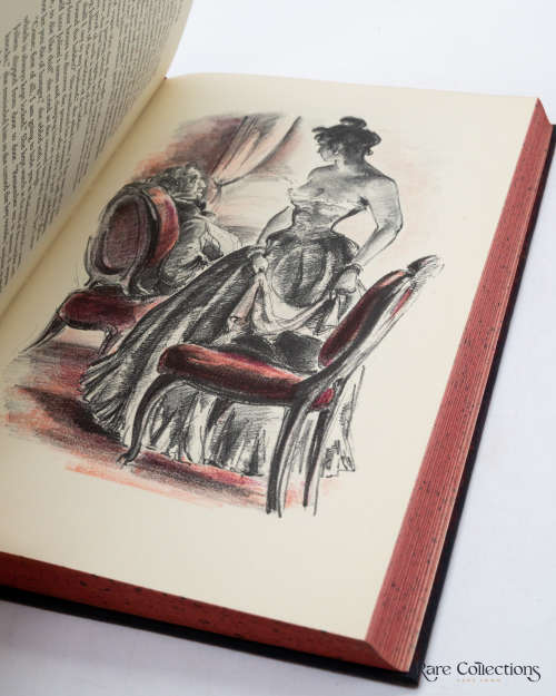 The Red and the Black by Stendhal (AKA Marie-Henri Beyle) - Signed by Illustrator Rafaello Busoni