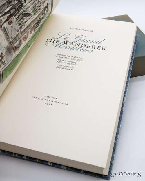 The Wanderer: Le Grand Meaulnes by Alain-Fournier - Signed by Illustrator Andre Dignimont