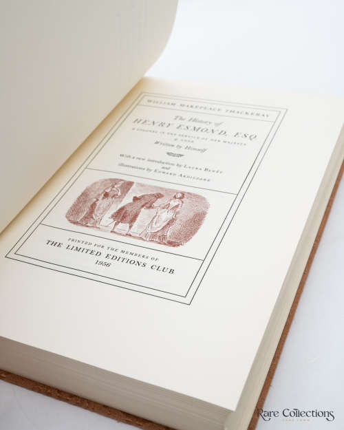 The History of Henry Esmond by Thackeray, William Makepeace (Signed by Illustrator Edward Ardizzone
