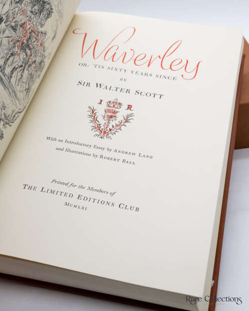 Waverley by Sir Walter Scott (Limited Edition Signed by Illustrator Robert Ball)