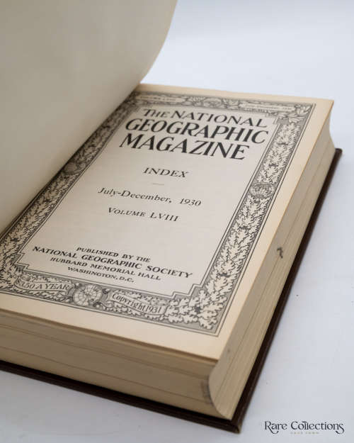 National Geographic Vol 58 - July - Dec 1930