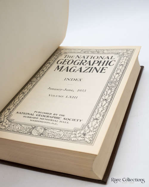 National Geographic Vol 63 Jan - June 1933