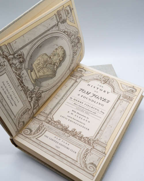 The History of Tom Jones, a Foundling by Henry Fielding (Signed by Illustrator TM Cleland)
