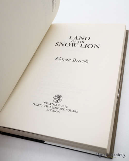 Land Of The Snow Lion - An Adventure in Tibet by Brook, Elaine