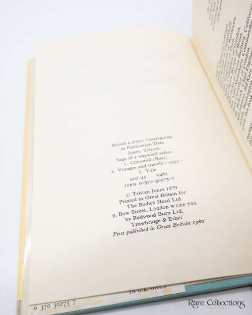 Saga of a Wayward Sailor by Jones, Tristan