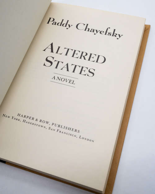 Altered States by Paddy Chayefsky