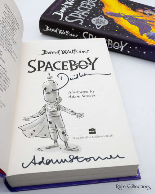 Spaceboy by Walliams, David (signed by both David Walliams and Illustrator Adam Stower)