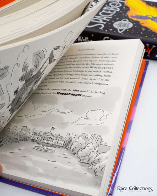 Spaceboy by Walliams, David (signed by both David Walliams and Illustrator Adam Stower)