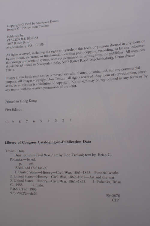 Don Troiani`s Civil War by Brian C Pohanka (Signed)