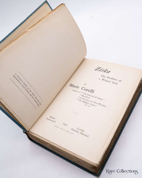 Ziska - the Problem of a Wicked Soul by Marie Corelli