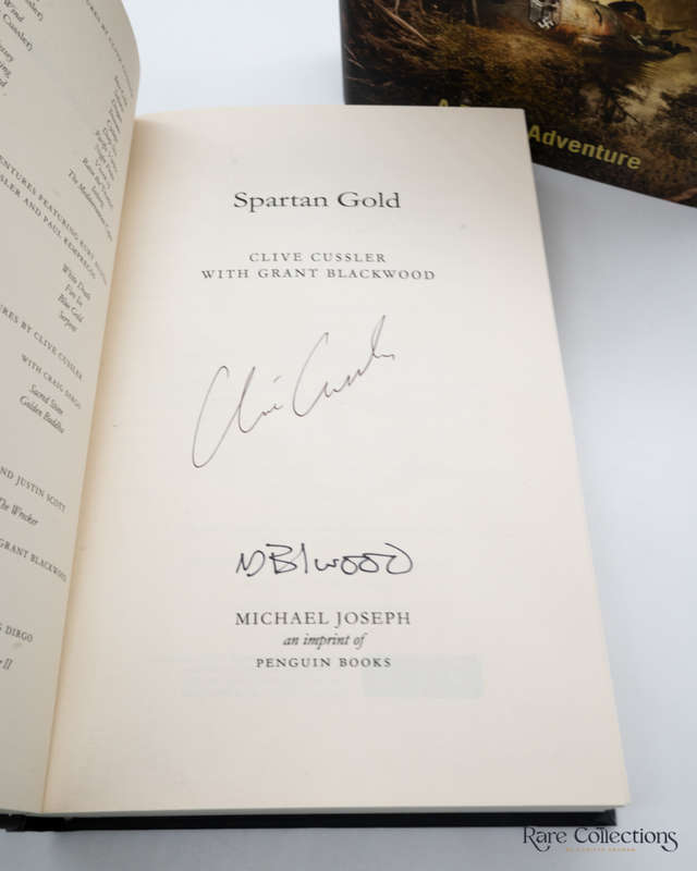Spartan Gold (#1 Fargo Adventure) - Double-Signed UK 1st Edition