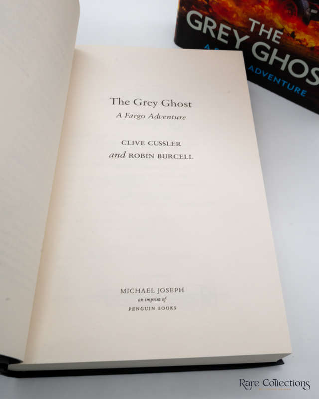 The Grey Ghost (#10 a Fargo Adventure) - Double-Signed UK 1st Edition