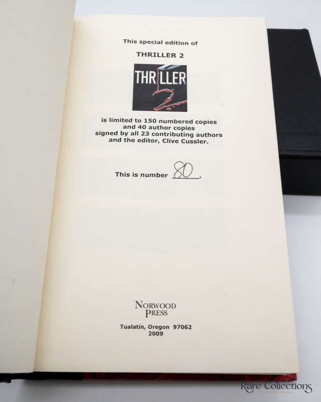 Thriller 2: Stories You Just Can`t Put Down (Numbered Edition Signed 24 Contributing Authors)