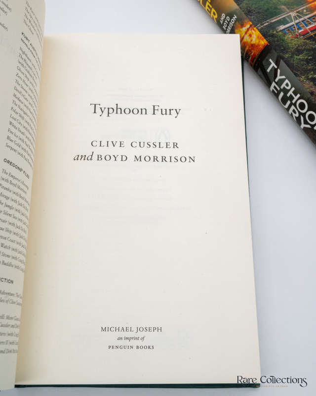Typhoon Fury (#12 the Oregon Files) by Clive Cussler and Boyd Morrison