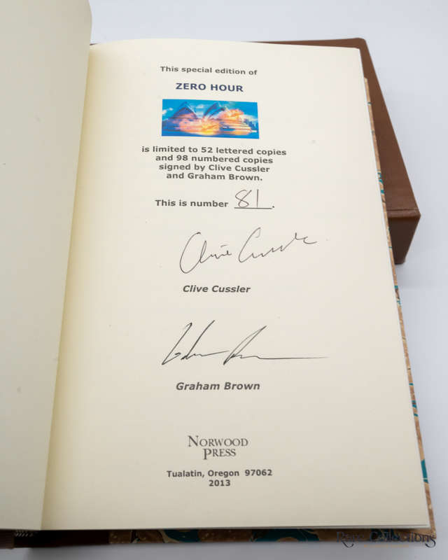Zero Hour (#11 Numa Files) by Clive Cussler and Graham Brown