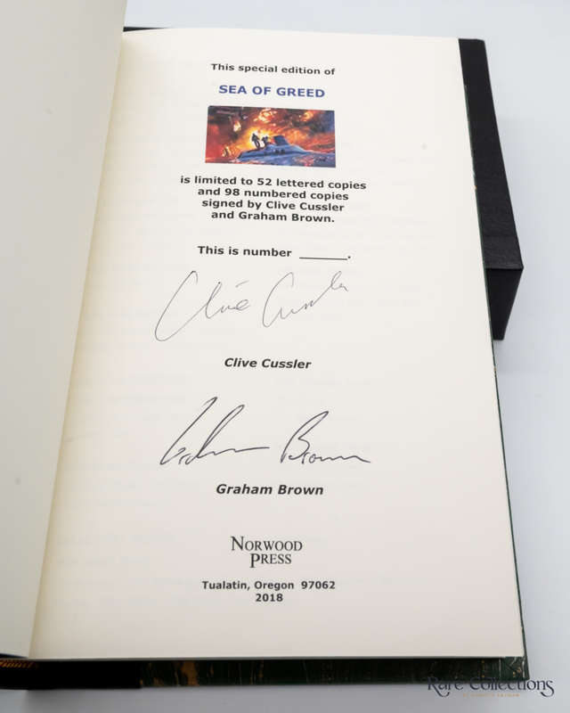 Sea of Greed (#16 Numa Files) by Clive Cussler and Graham Brown