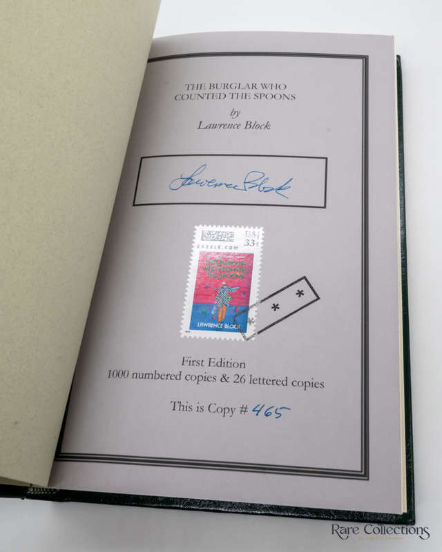 The Burglar Who Counted the Spoons by Lawrence Block - Signed and Numbered