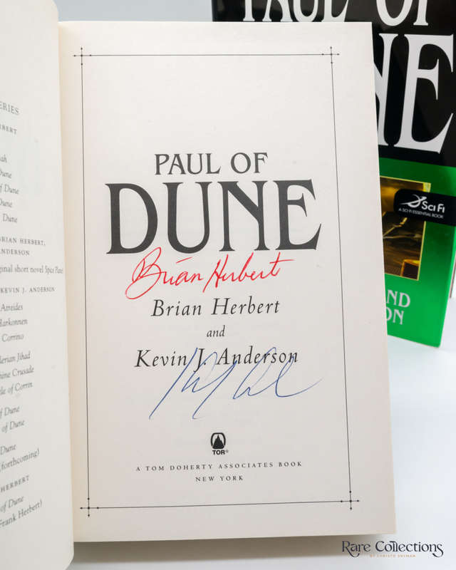 Paul of Dune  by Anderson, Kevin J. & Herbert, Brian - Double Signed