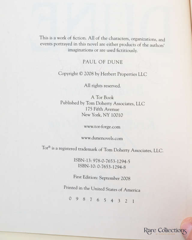 Paul of Dune  by Anderson, Kevin J. & Herbert, Brian - Double Signed