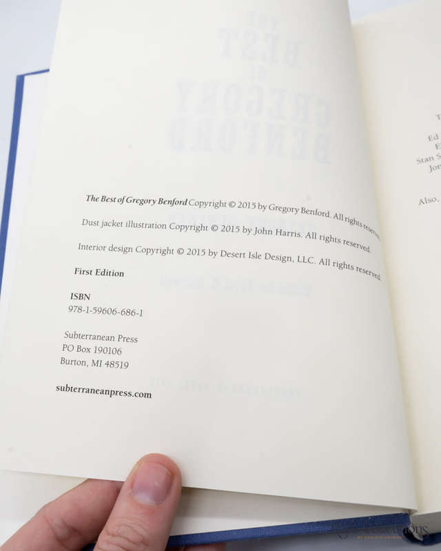 The Best of Gregory Benford by Gregory Benford (edited by David G. Hartwell)