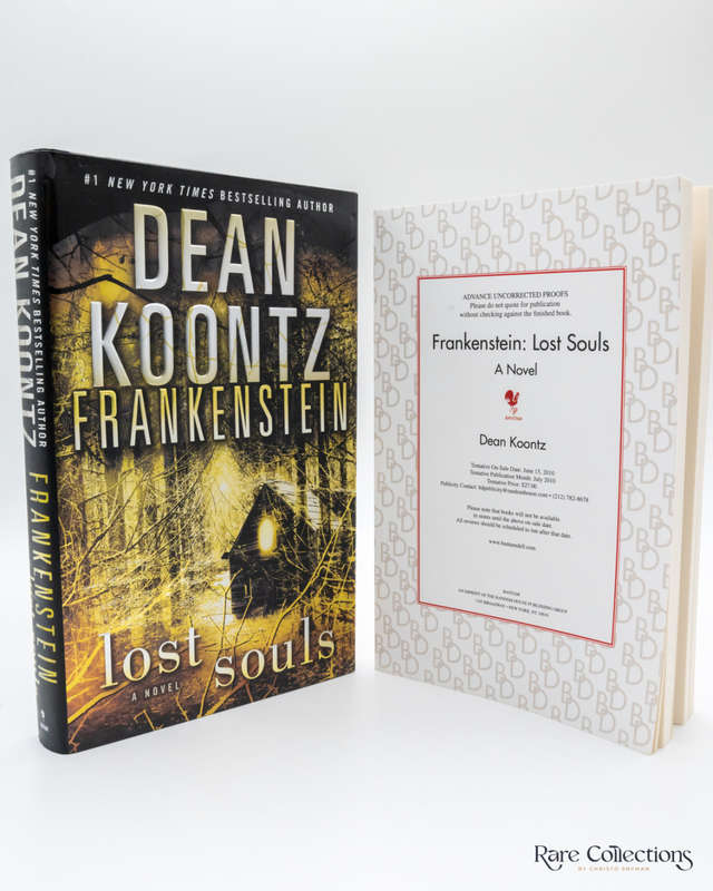 Frankenstein: Lost Souls by Dean Koontz - Signed incl Uncorrected Proof