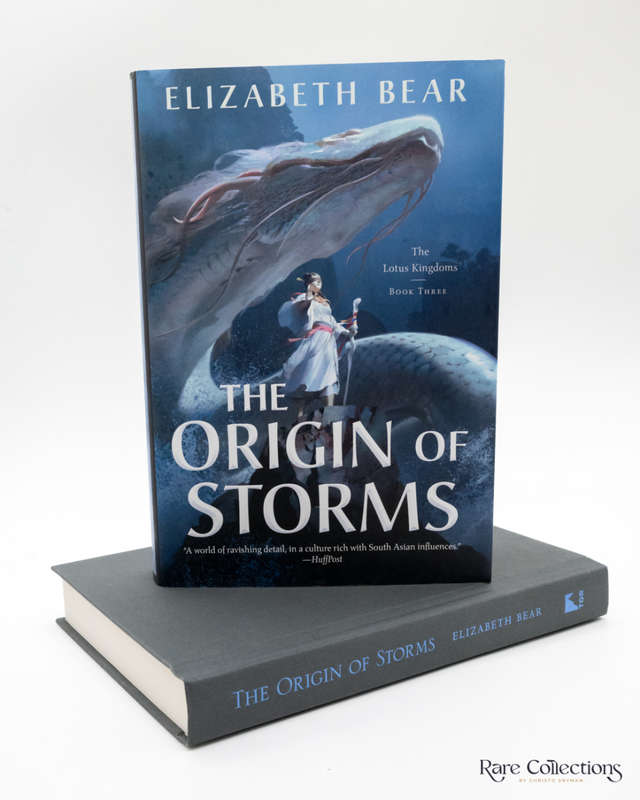 The Origin of Storms - the Lotus Kingdoms Book 3 by Elizabeth Bear (Signed Copy)