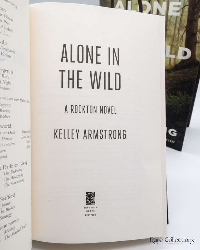 Alone in the Wild by Kelley Armstrong (Signed Copy)