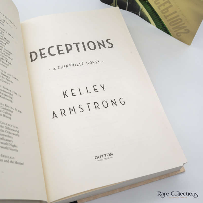 Deceptions by Kelley Armstrong (Signed Copy)