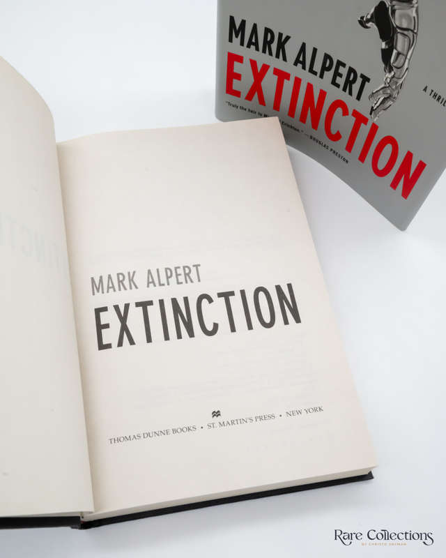 Extinction by Mark Alpert (signed copy)