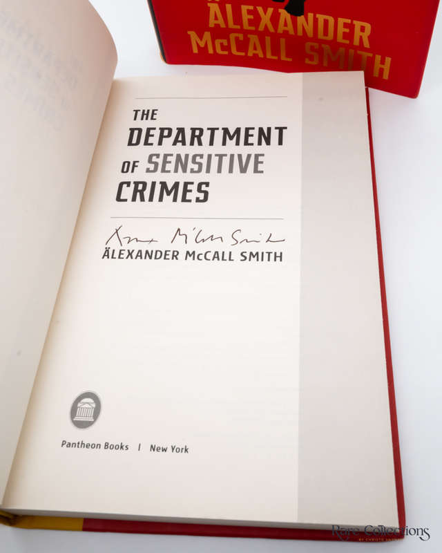 The Department of Sensitive Crimes by Alexander McCall Smith (signed copy)