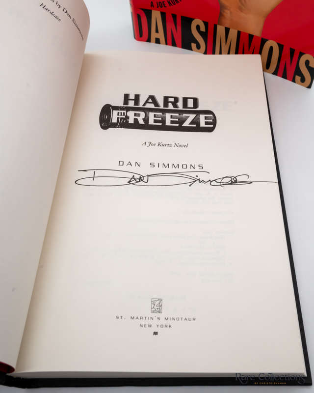 Hard Freeze by Dan Simmons (signed copy)