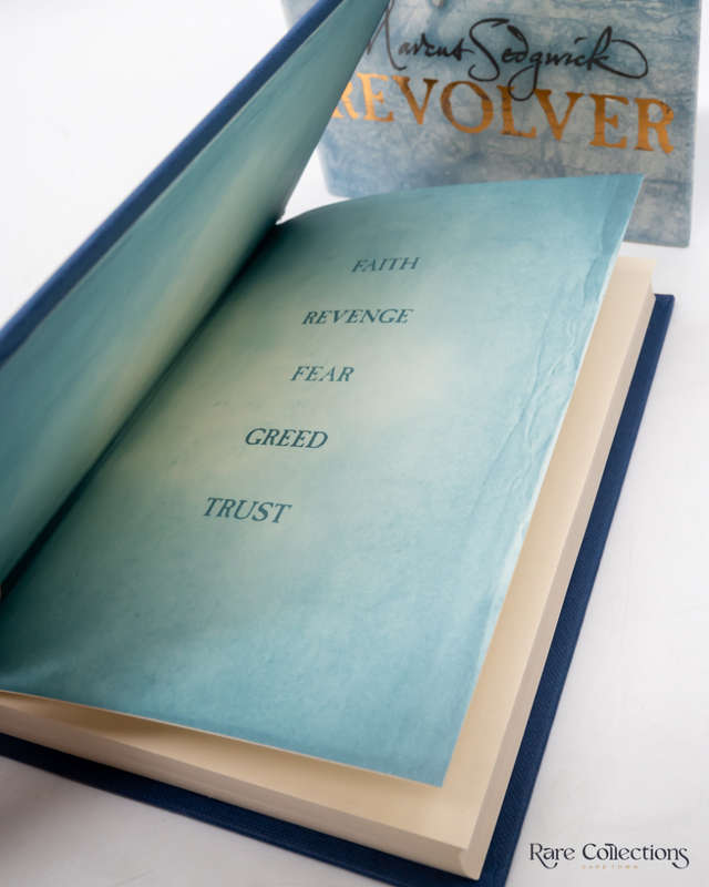Revolver by Marcus Sedgwick (Signed, Dated with a Quote)
