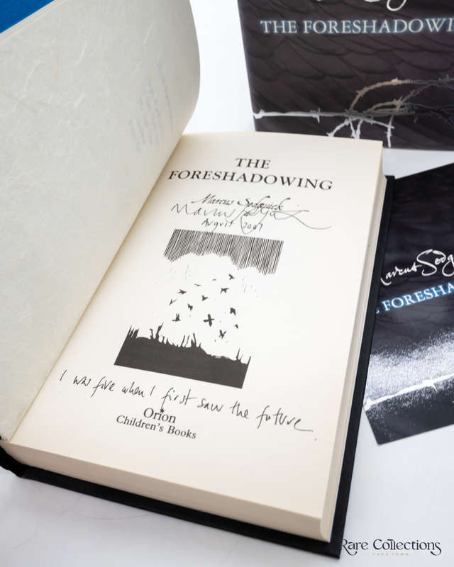 The Foreshadowing by Marcus Sedgwick (Inscribed Copy + Postcard)