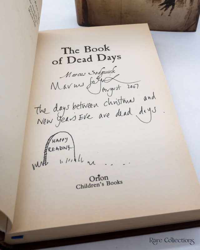 The Book of Dead Days by Marcus Sedgwick (Signed, Dated with Quote from Book)
