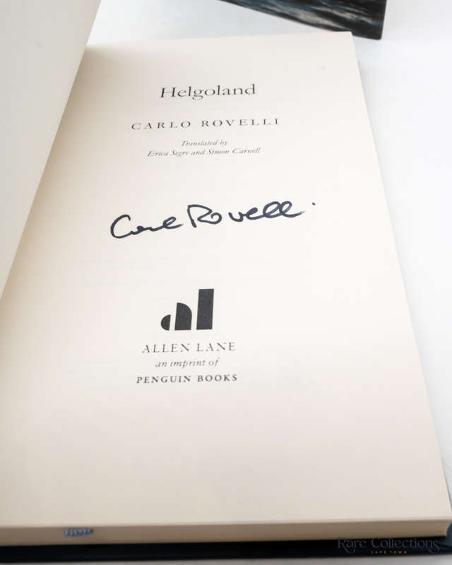 Helgoland by Carlo Rovelli (translated by Erica Segre & Simon Carnell) (Signed Copy)