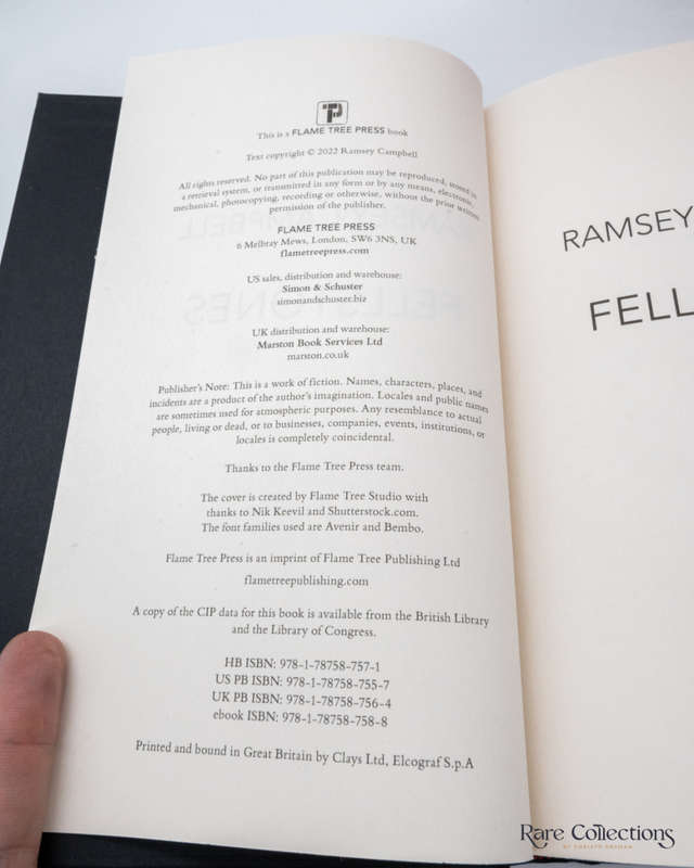 Fellstones by Ramsey Campbell - Signed Copy