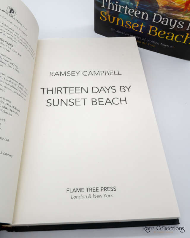 Thirteen Days by Sunset Beach by Ramsey Campbell (signed copy)
